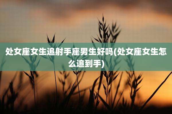 处女座女生追射手座男生好吗(处女座女生怎么追到手)