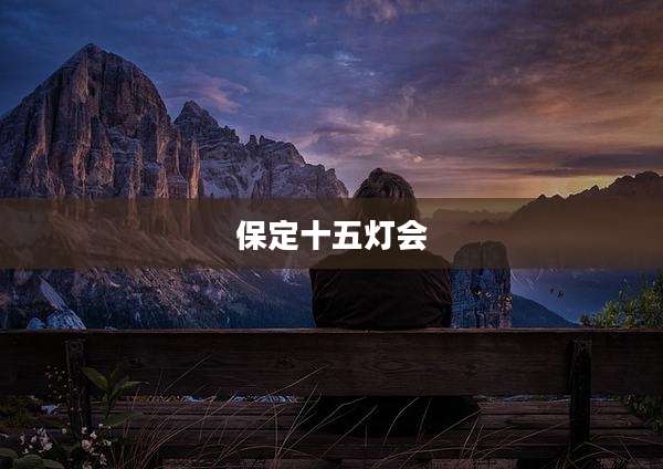 保定十五灯会