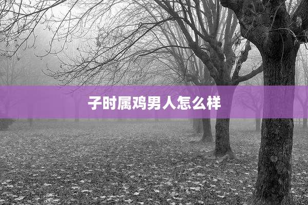 子时属鸡男人怎么样