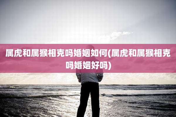 属虎和属猴相克吗婚姻如何(属虎和属猴相克吗婚姻好吗)