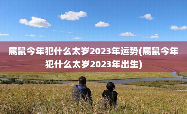 属鼠今年犯什么太岁2023年运势(属鼠今年犯什么太岁2023年出生)