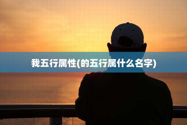 我五行属性(的五行属什么名字)