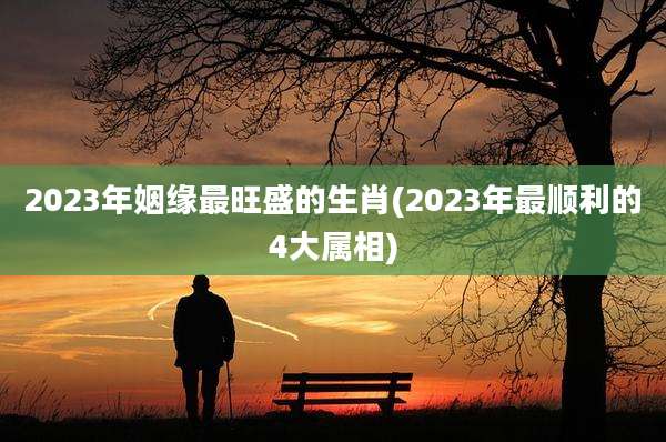 2023年姻缘最旺盛的生肖(2023年最顺利的4大属相)