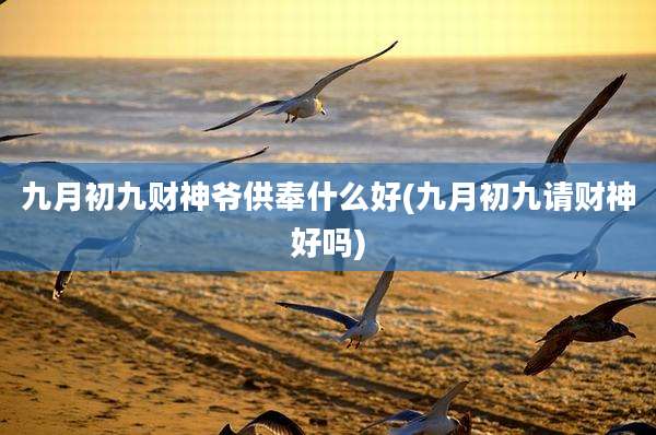 九月初九财神爷供奉什么好(九月初九请财神好吗)