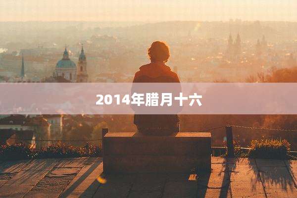 2014年腊月十六