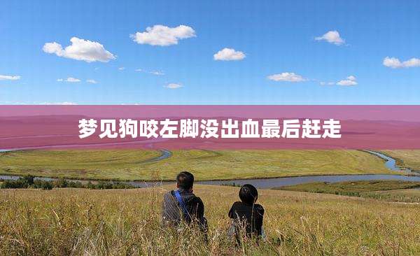 梦见狗咬左脚没出血最后赶走