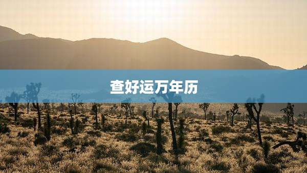 查好运万年历