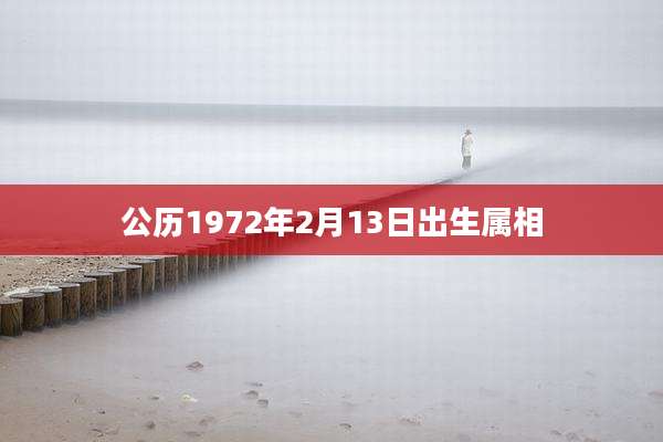 公历1972年2月13日出生属相