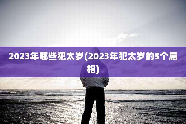 2023年哪些犯太岁(2023年犯太岁的5个属相)