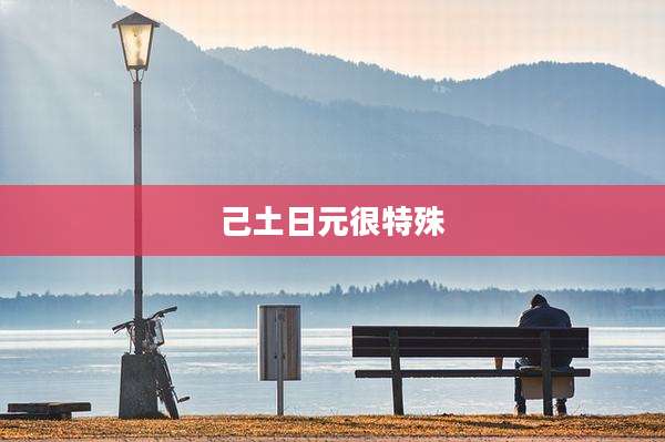 己土日元很特殊