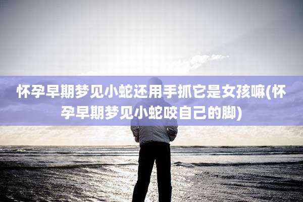 怀孕早期梦见小蛇还用手抓它是女孩嘛(怀孕早期梦见小蛇咬自己的脚)