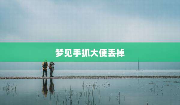 梦见手抓大便丢掉