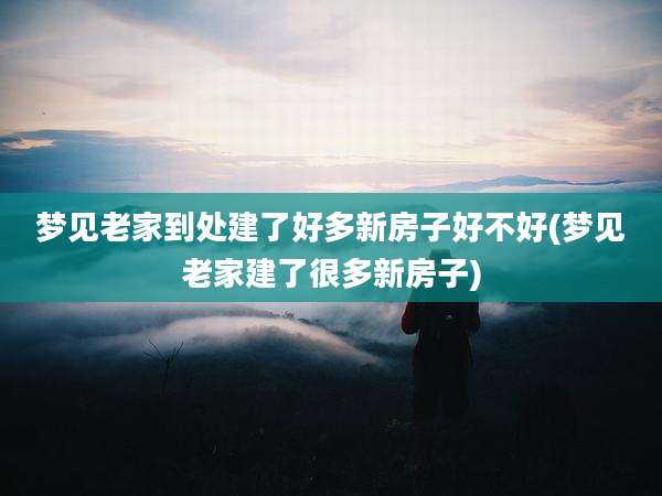 梦见老家到处建了好多新房子好不好(梦见老家建了很多新房子)
