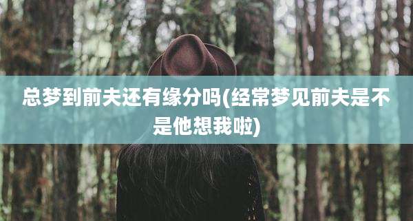 总梦到前夫还有缘分吗(经常梦见前夫是不是他想我啦)
