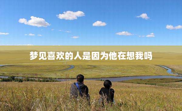 梦见喜欢的人是因为他在想我吗