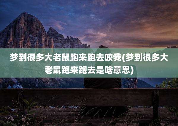 梦到很多大老鼠跑来跑去咬我(梦到很多大老鼠跑来跑去是啥意思)