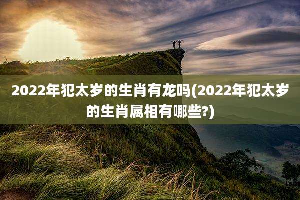 2022年犯太岁的生肖有龙吗(2022年犯太岁的生肖属相有哪些?)
