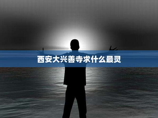 西安大兴善寺求什么最灵