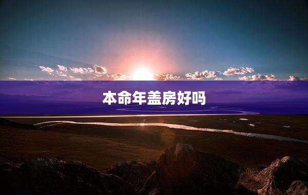 本命年盖房好吗