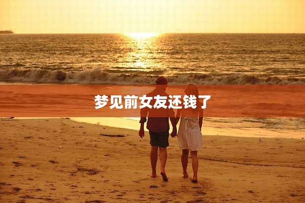 梦见前女友还钱了
