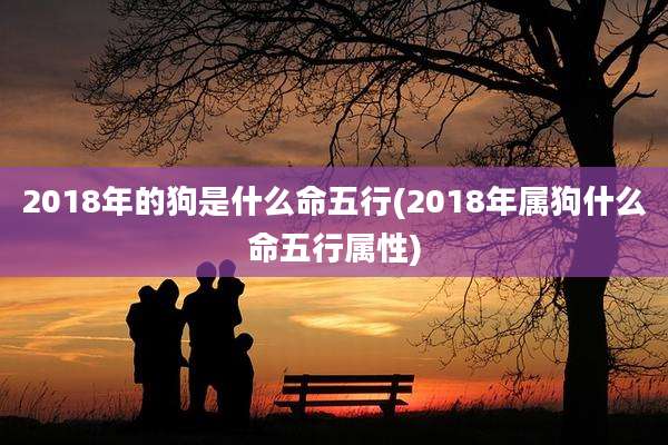 2018年的狗是什么命五行(2018年属狗什么命五行属性)