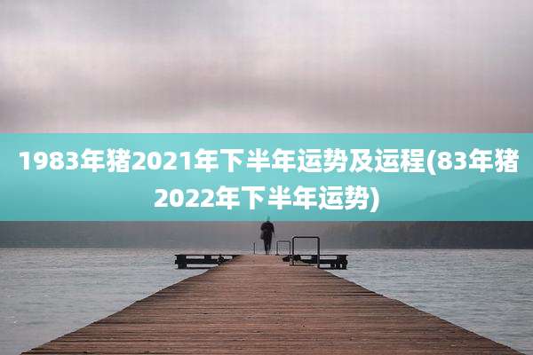 1983年猪2021年下半年运势及运程(83年猪2022年下半年运势)