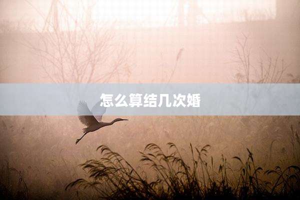 怎么算结几次婚