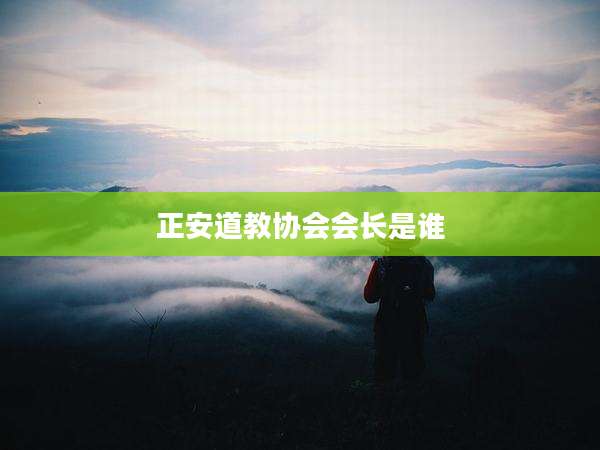 正安道教协会会长是谁