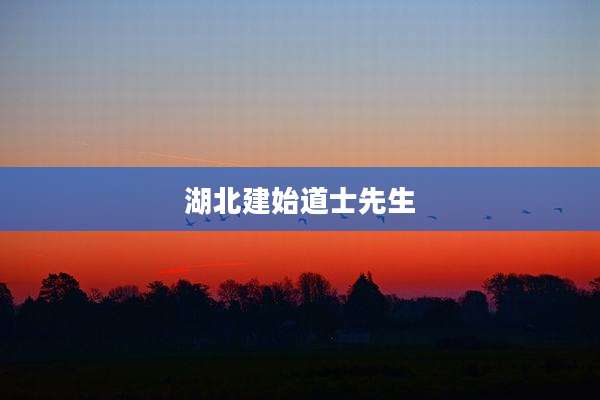湖北建始道士先生