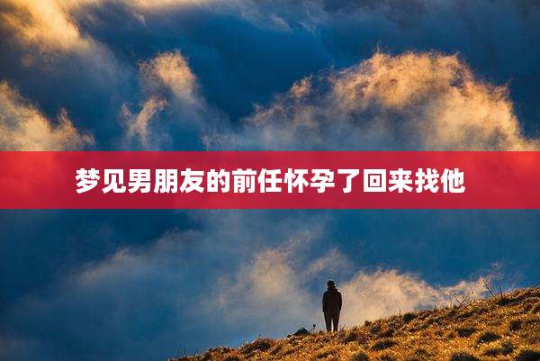 梦见男朋友的前任怀孕了回来找他