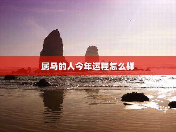 属马的人今年运程怎么样