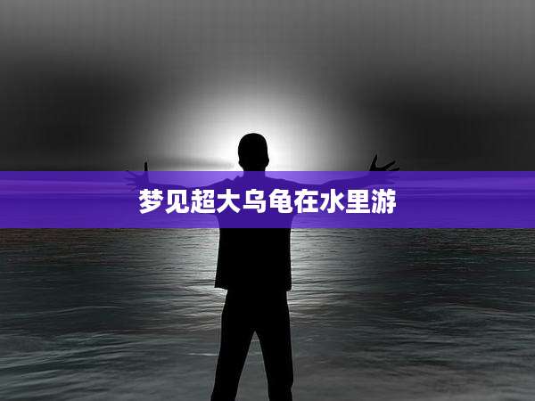 梦见超大乌龟在水里游