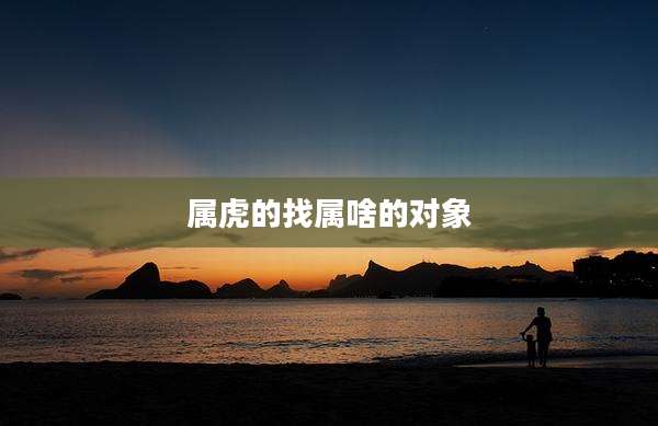 属虎的找属啥的对象