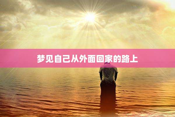 梦见自己从外面回家的路上