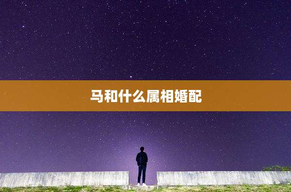 马和什么属相婚配