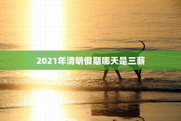 2021年清明假期哪天是三薪