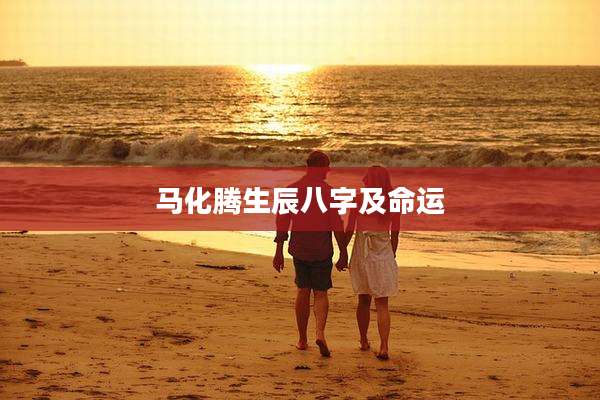 马化腾生辰八字及命运