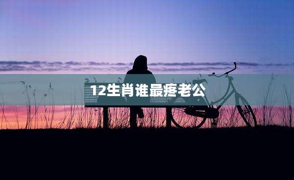 12生肖谁最疼老公