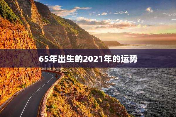 65年出生的2021年的运势