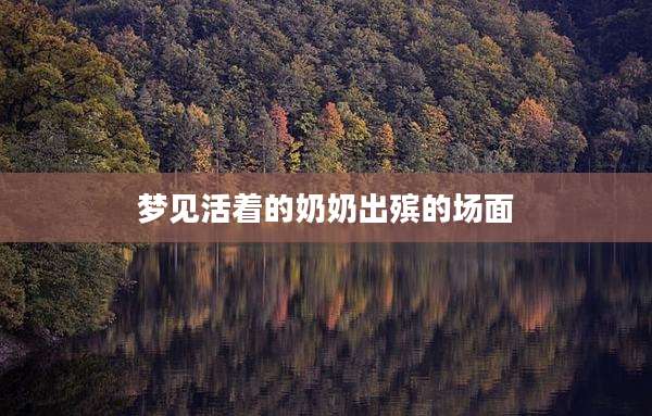 梦见活着的奶奶出殡的场面