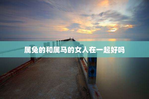 属兔的和属马的女人在一起好吗