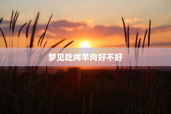 梦见吃烤羊肉好不好