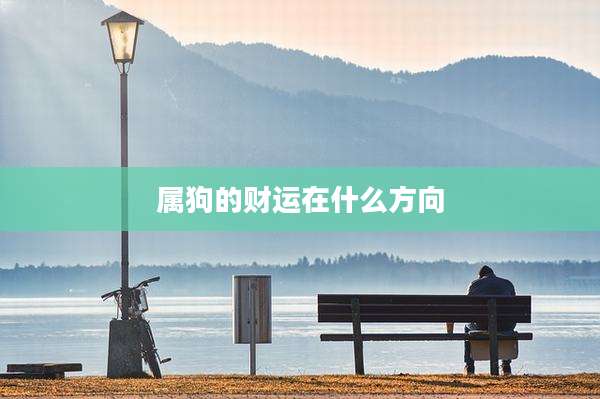 属狗的财运在什么方向