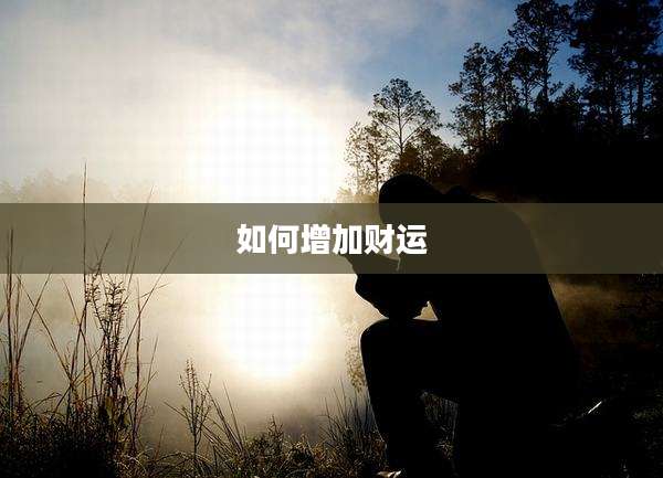 如何增加财运
