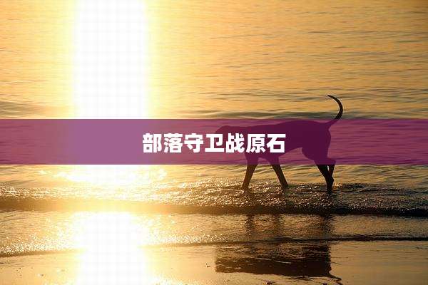 部落守卫战原石