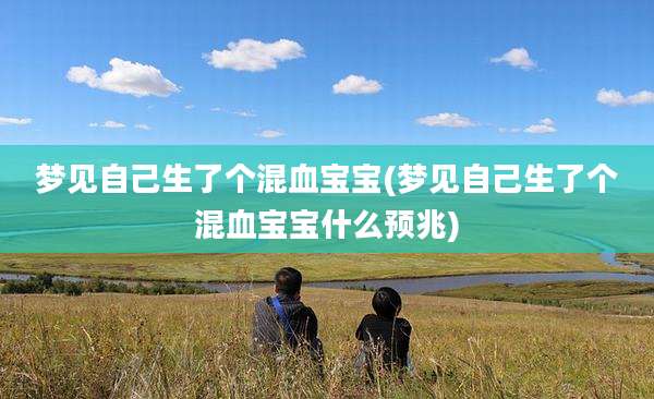 梦见自己生了个混血宝宝(梦见自己生了个混血宝宝什么预兆)
