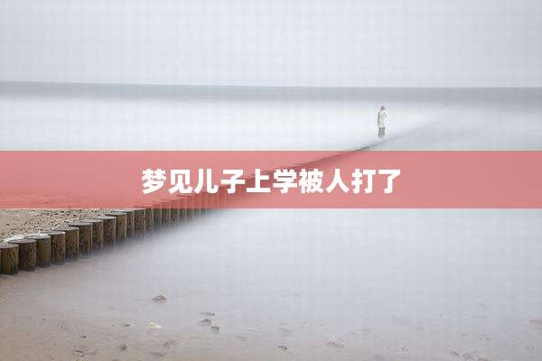 梦见儿子上学被人打了