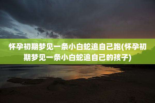 怀孕初期梦见一条小白蛇追自己跑(怀孕初期梦见一条小白蛇追自己的孩子)