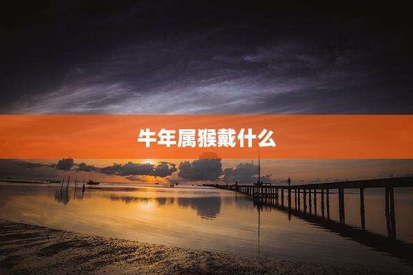 牛年属猴戴什么