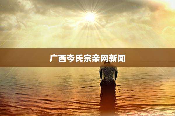 广西岑氏宗亲网新闻